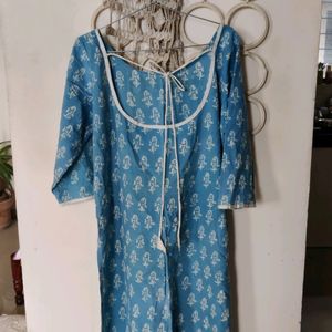 Beautiful Handblock Print Sanganeri Cotton Kurta