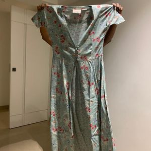 Cute Flowery Print Dress