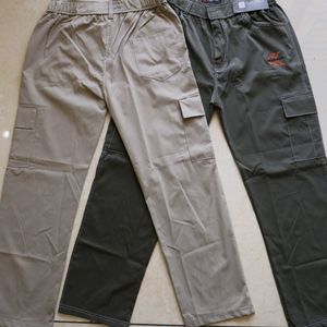 L size, charcoal colour cargo pent