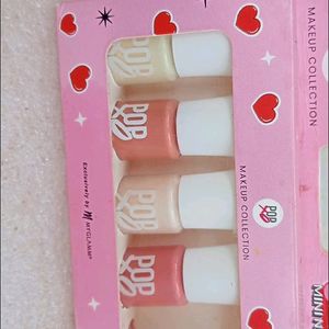 💞4 Myglamm Popxo mini nail polish✨