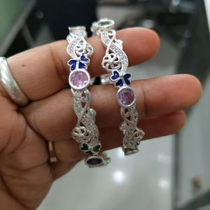 Pure Silver Bangles For Women