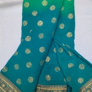 Chiffon Sarees With A Brocade Border