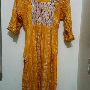 Yellow Kurti