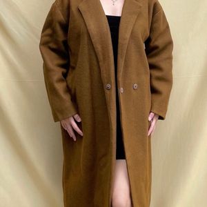 Korean Brown  Overcoat