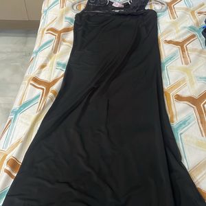 Fancy Black Strectable Nightwear