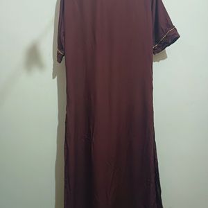 Brown Kurtha Set