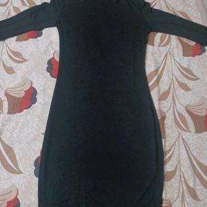 High Neck Body Con Dress