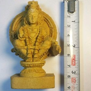 Lord Ayyappan Ayyappa Clay Devotional Idol