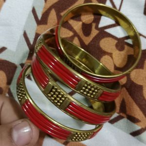 Brass Kada Set Of 4