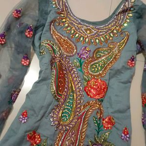 Heavy Work Indian Pinterest Kurti