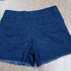 Soft Denim Shorts