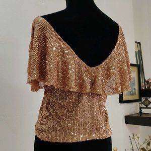 Zara Sequine Blouse