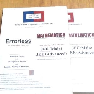 °Errorless Mathmatics° Volume 1,2 For Jee Mains And Advanced.