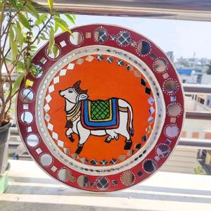 Pichwai Cow Lippan Art For Wall Decoration 🐮✨❤️