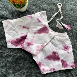 Tie & Dye Blouse Perfect For Office Going Women