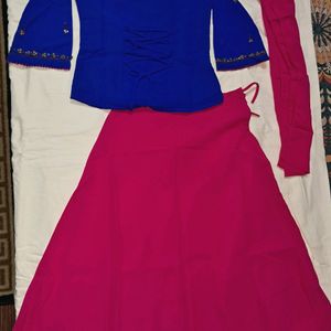 Peacock COLOUR Lehenga Choli(6.5 -8)