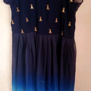 Blue Ethnic Gown