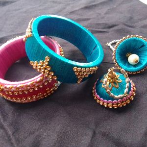 PAIR Of Bangles With Earrings