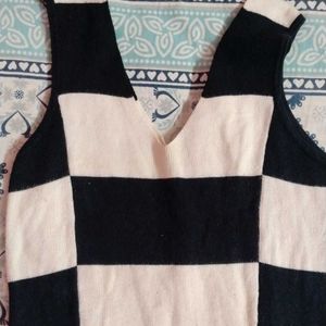 Black And White Bodycon Dress