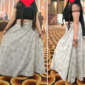 Crop top Skirt And Dupatta For Women (Party Dress)