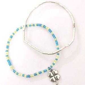 Lucky Clover Beads Bracelet