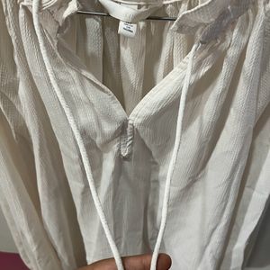 White H&M Blouse