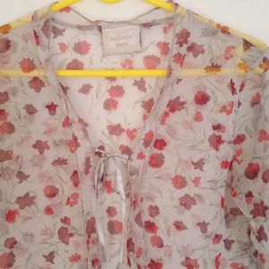 Floral Print Authentic Style Shrug