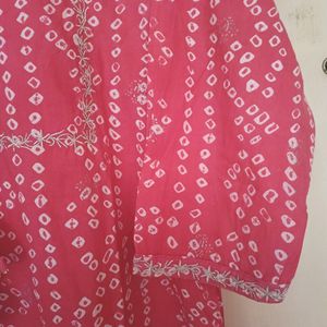 Bandhni Print Kurta Palazzo