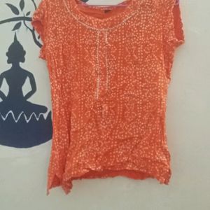 Orange Top For Girls