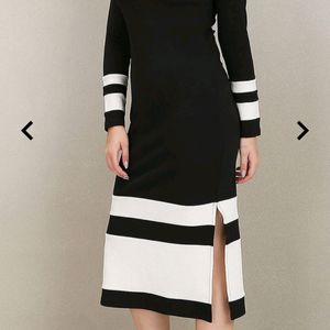 Round-Neck Bodycon Dress