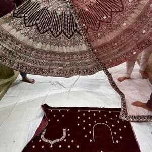 Bridal Lengha Vine Colour