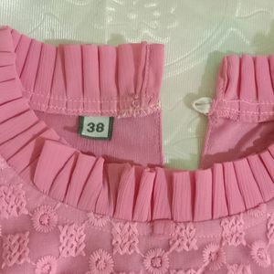 Bat Sleeve Pinky Top