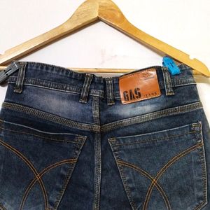 Gas Brand Navy Blue Colour Jean For Men