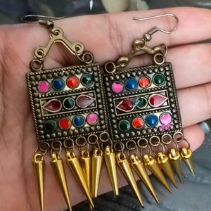 Boho Golden Earrings