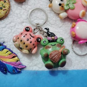 froggy wtich and strawberry frog keychain ✨🌟