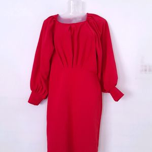 Red Casual Dress (Women's)