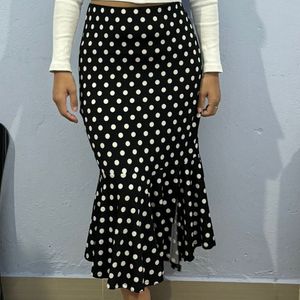 Black And White Madi Skirt