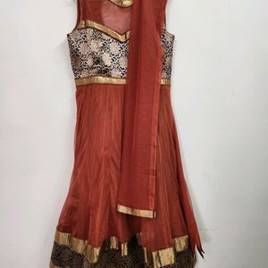 Beautiful Gown With Dupatta