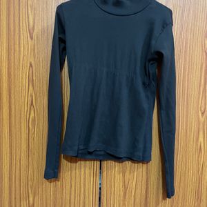 High Neck Full Sleeve Stretchable Tshirt