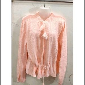 Peach Colour Sweater