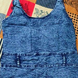 Denim Blue Dress 1#casual#dailywear#partywear