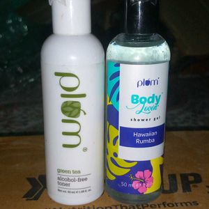 Plum Green Tea Toner And Hawaiian Rumba Body Wash