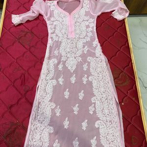 Chinkari Kurti Pink