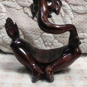 Brown Hawa Ganesh Resin Idols