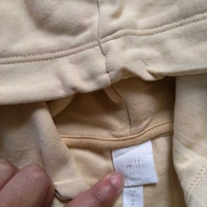 H&M BEIGE HOODIE