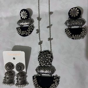 Handmade Oxidised Jewellery Set