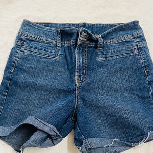 Blue Denim Shorts