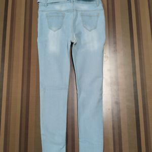 V-78 Size-30 Slim Fit Women Denim Jeans