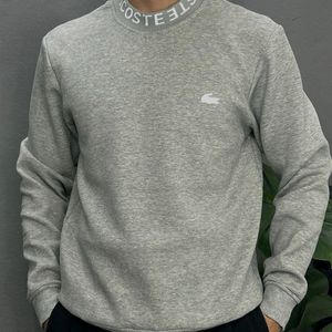 @lacoste lettered crewmen's sweatshirt