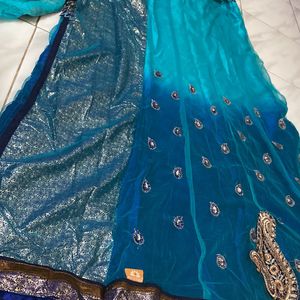 Designer Saree For Grabs-Without Blouse